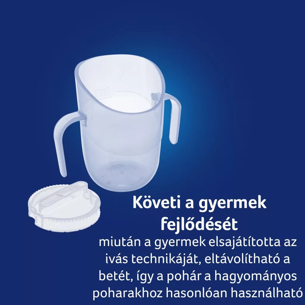 LOVI GENIUS itatópohár - Kék (150 ml)