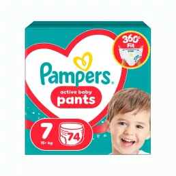 Pampers Active Baby Pants bugyipelenka 7, 15 kg+, 74 db