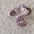 LOVI Dinamikus nyugtató cumi Night&Day 0-6 hó, 2 db (lány)