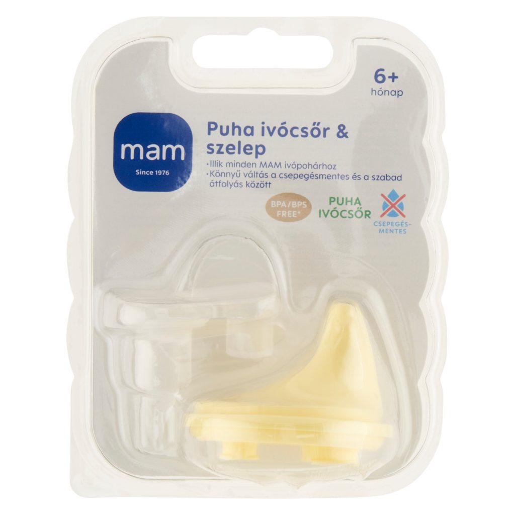 MAM Puha ivócsőr és szelep ivópohárhoz 4 hó+ (lányos)