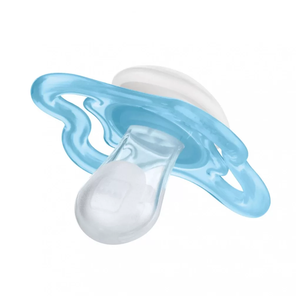 MAM Mini Air szilikon játszócumi 0+ hónap (fiús)
