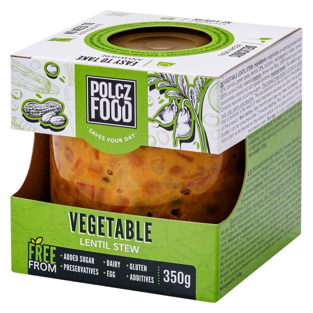 Polcz - Zöldséges lencseragu (350 g)