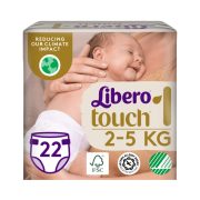 Libero Touch pelenka, Újszülött 1, 2-5 kg, 22 db