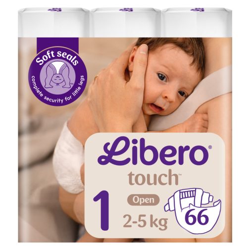 Libero Touch pelenka, Újszülött 1, 2-5 kg, HAVI PELENKACSOMAG 66 db + ajándék pelenka minta