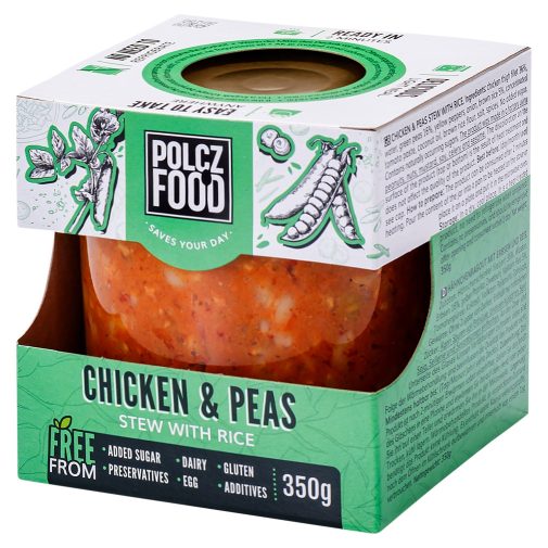 Polcz - Zöldborsós csirke rizzsel (350 g)