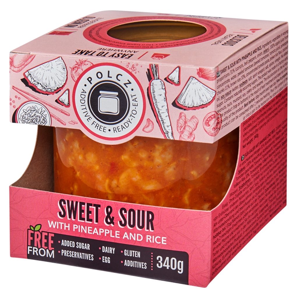 Polcz - Édes-savanyú ananásszal és rizzsel (340 g)