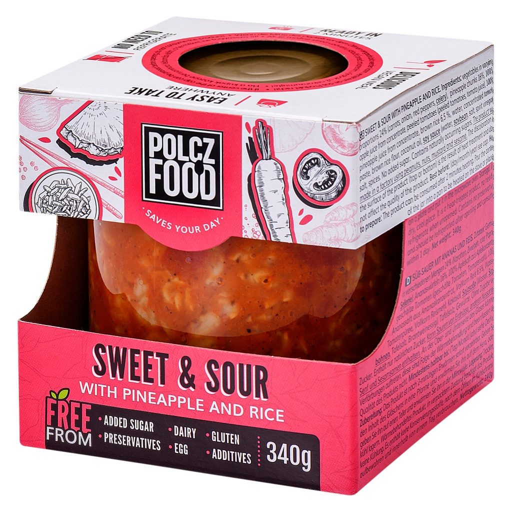Polcz - Édes-savanyú ananásszal és rizzsel (340 g)