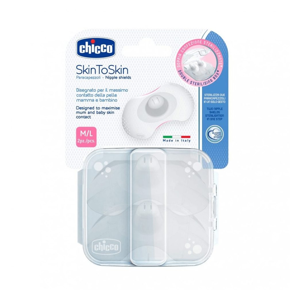 Chicco Szilikon mellbimbó védő M-L méret (2 db)