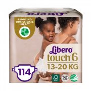   Libero Touch pelenka, Junior 6, 13-20 kg, HAVI PELENKACSOMAG 3x38 db