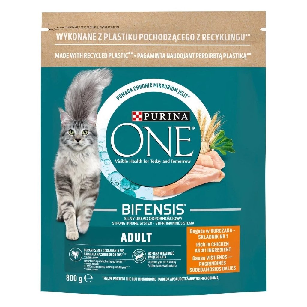 Purina One száraz macskaeledel csirkehússal (800 g)