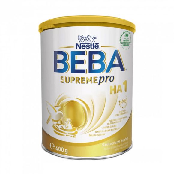 BEBA Supreme Pro HA 1 tejalapú anyatej-helyettesítő tápszer születéstől kezdve 0 hó+ (400 g)