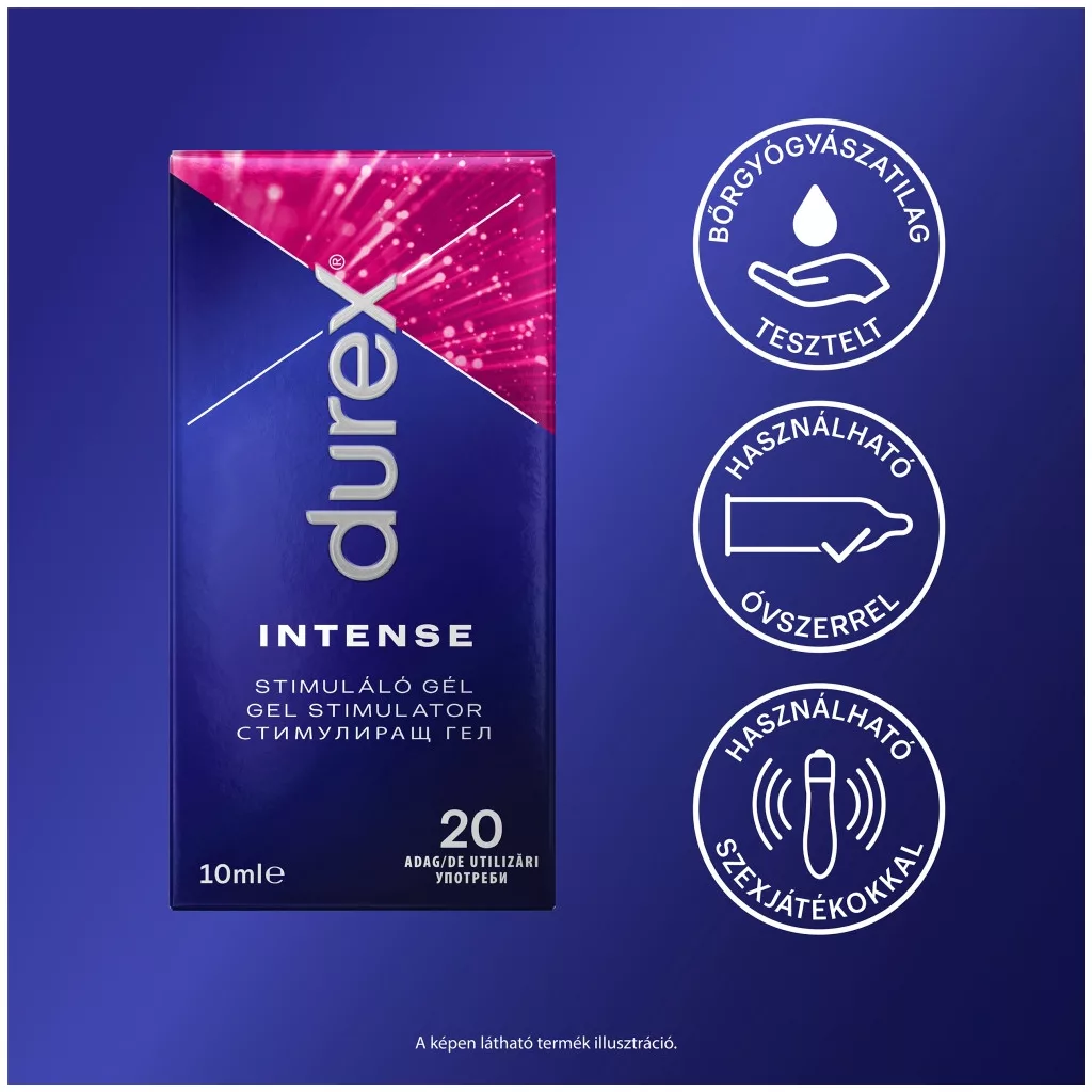 Durex Intense Orgasmic stimuláló intim gél nőknek (10 ml)