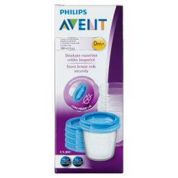   Philips Avent SCF619/05 VIA anyatej és ételtároló pohár 180 ml (5 db)