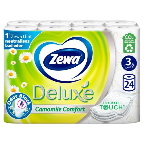 Zewa Deluxe Camomile Comfort 3 rétegű toalettpapír (24 tekercs)