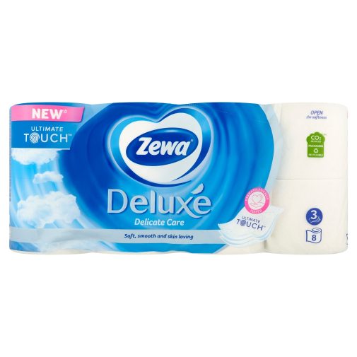 Zewa Deluxe Delicate Care 3 rétegű toalettpapír (8 tekercs)
