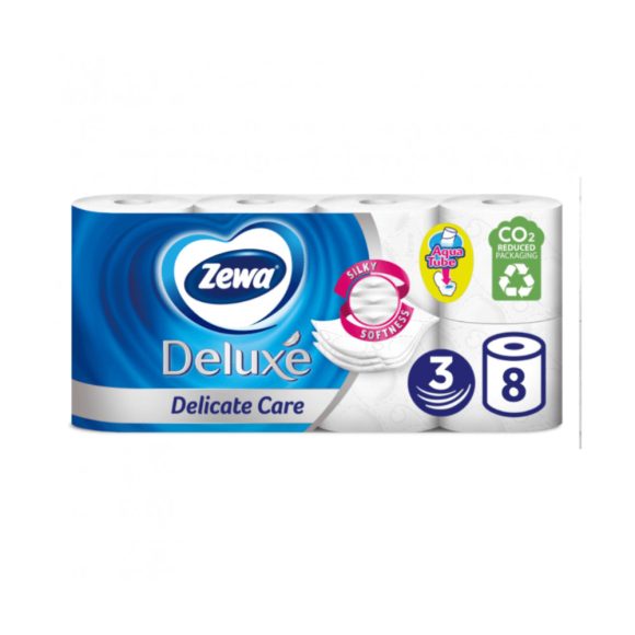 Zewa Deluxe Delicate Care 3 rétegű toalettpapír (8 tekercs)
