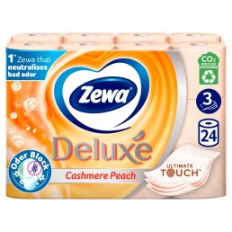   Zewa Deluxe Cashmere Peach 3 rétegű toalettpapír (24 tekercs)