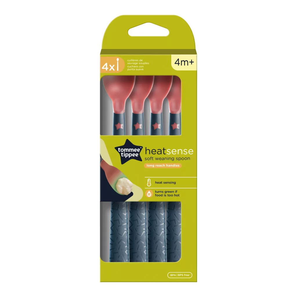 Tommee Tippee Heat Sense hőérzékelős kanál (4 db)