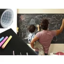 Öntapadós krétatábla matrica szett (5 db színes krétával)