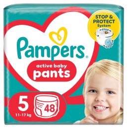 Pampers Active Baby Pants bugyipelenka 5, 11-17 kg, 48 db