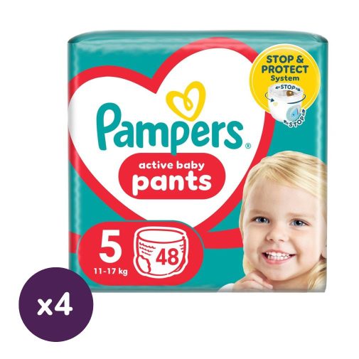 Pampers Active Baby Pants bugyipelenka 5, 11-17 kg HAVI PELENKACSOMAG 192 db