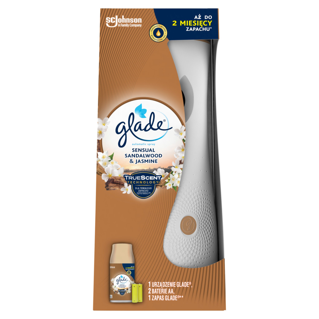 Glade Sensual Sandalwood & Jasmine automata légfrissítő készülék (269 ml)