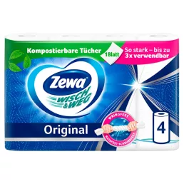  Zewa Wisch & Weg Original háztartási papírtörlő 2 rétegű (4 tekercs)