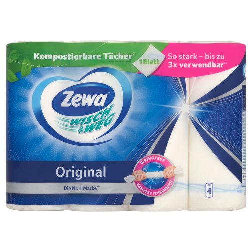 Zewa Wisch & Weg Original háztartási papírtörlő 2 rétegű (4 tekercs)