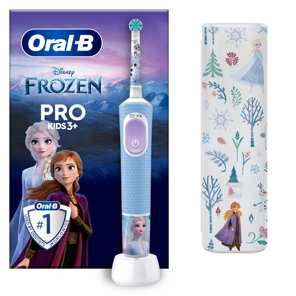 Oral-B Kids Jégvarázs II elektromos fogkefe utazótokkal