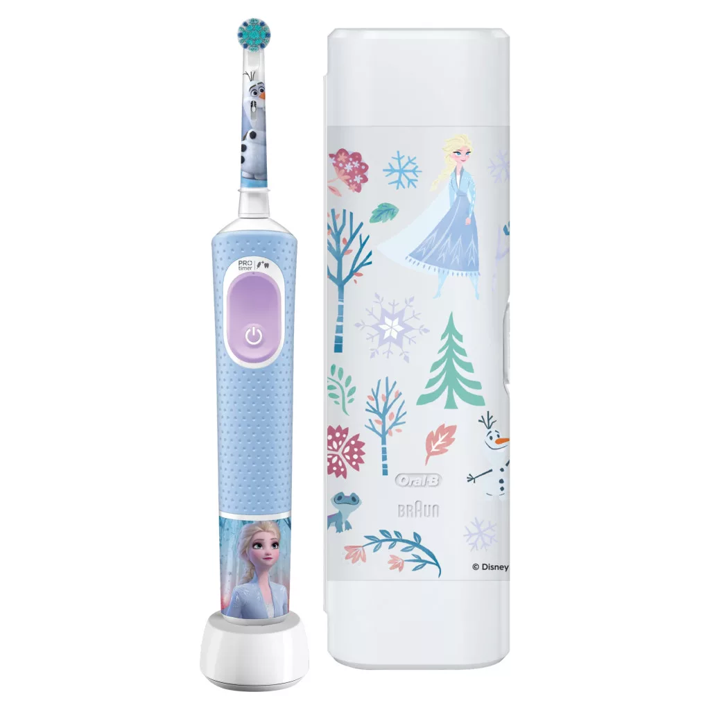 Oral-B Kids Jégvarázs II elektromos fogkefe utazótokkal