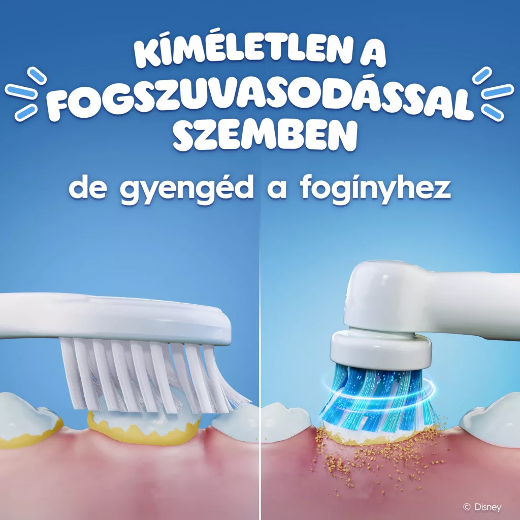 Oral-B Kids Jégvarázs II elektromos fogkefe utazótokkal