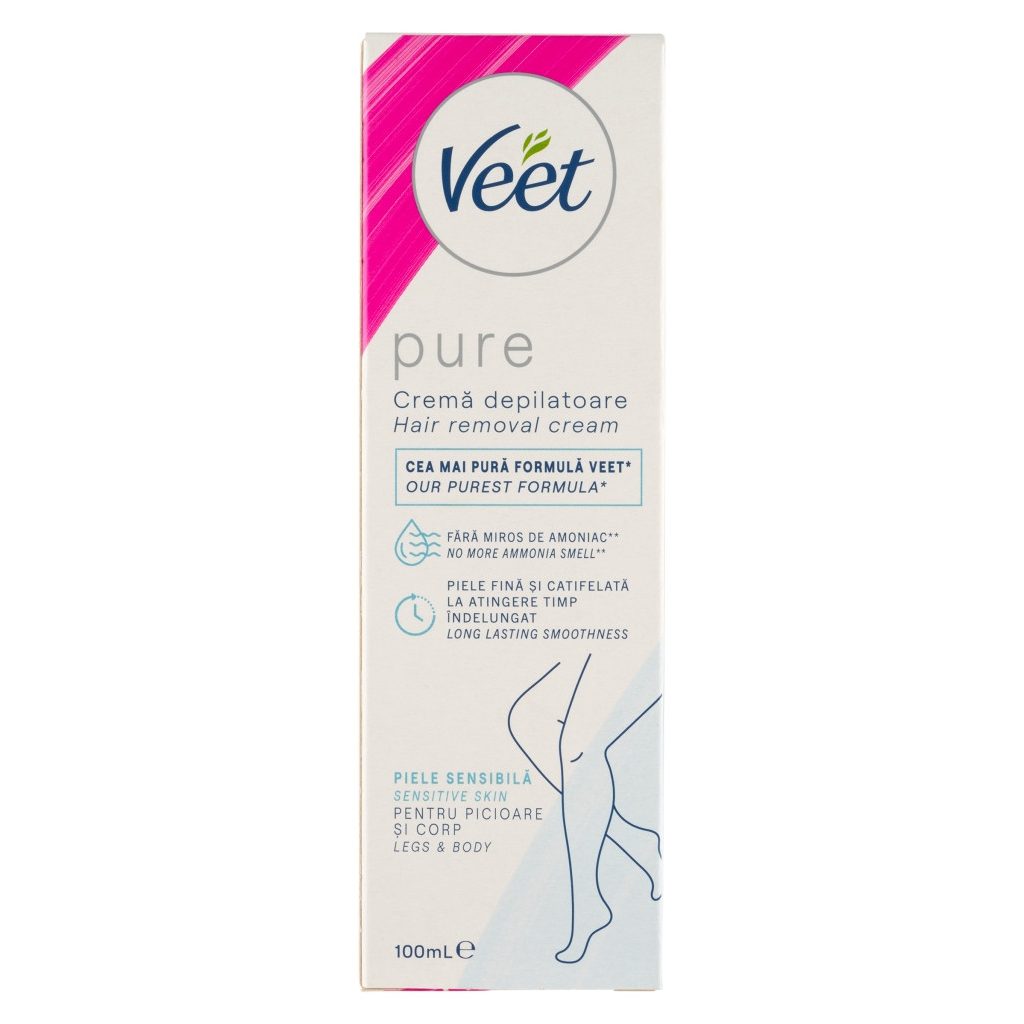 Veet Pure szőrtelenítő krém érzékeny bőrre (100 ml)