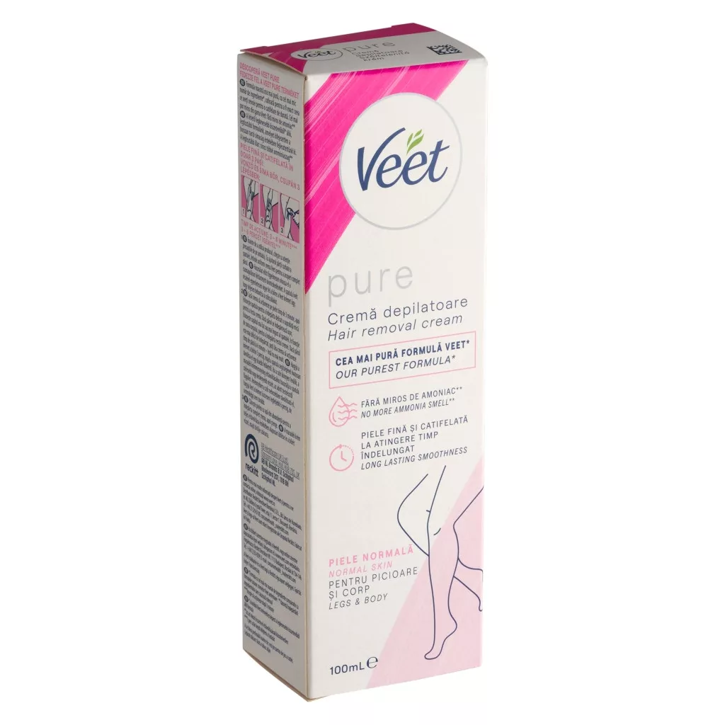 Veet Pure szőrtelenítő krém normál bőrre (100 ml)