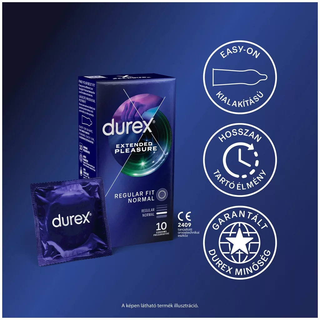 Durex Extended Pleasure óvszer (10 db)