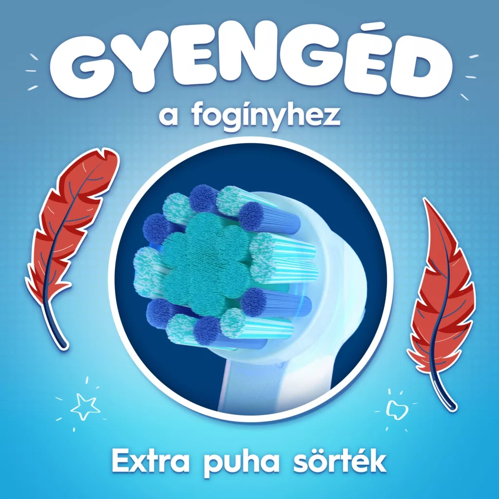 Oral-B Kids Pókember elektromos fogkefe utazótokkal