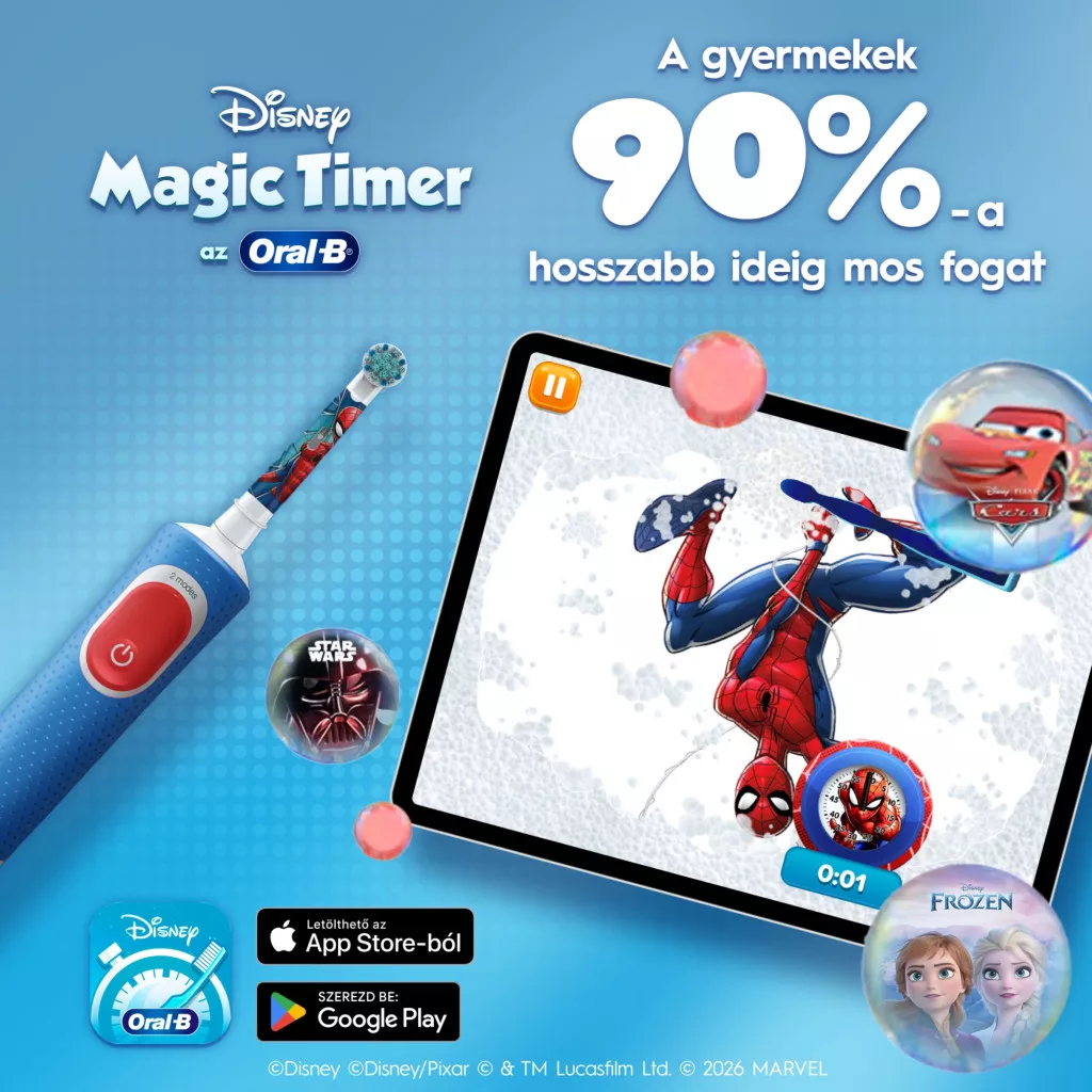 Oral-B Kids Pókember elektromos fogkefe utazótokkal