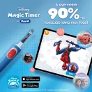 Oral-B Kids Pókember elektromos fogkefe utazótokkal