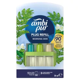   Ambi Pur 3Volution Morning Dew elektromos légfrissítő utántöltő 20 ml