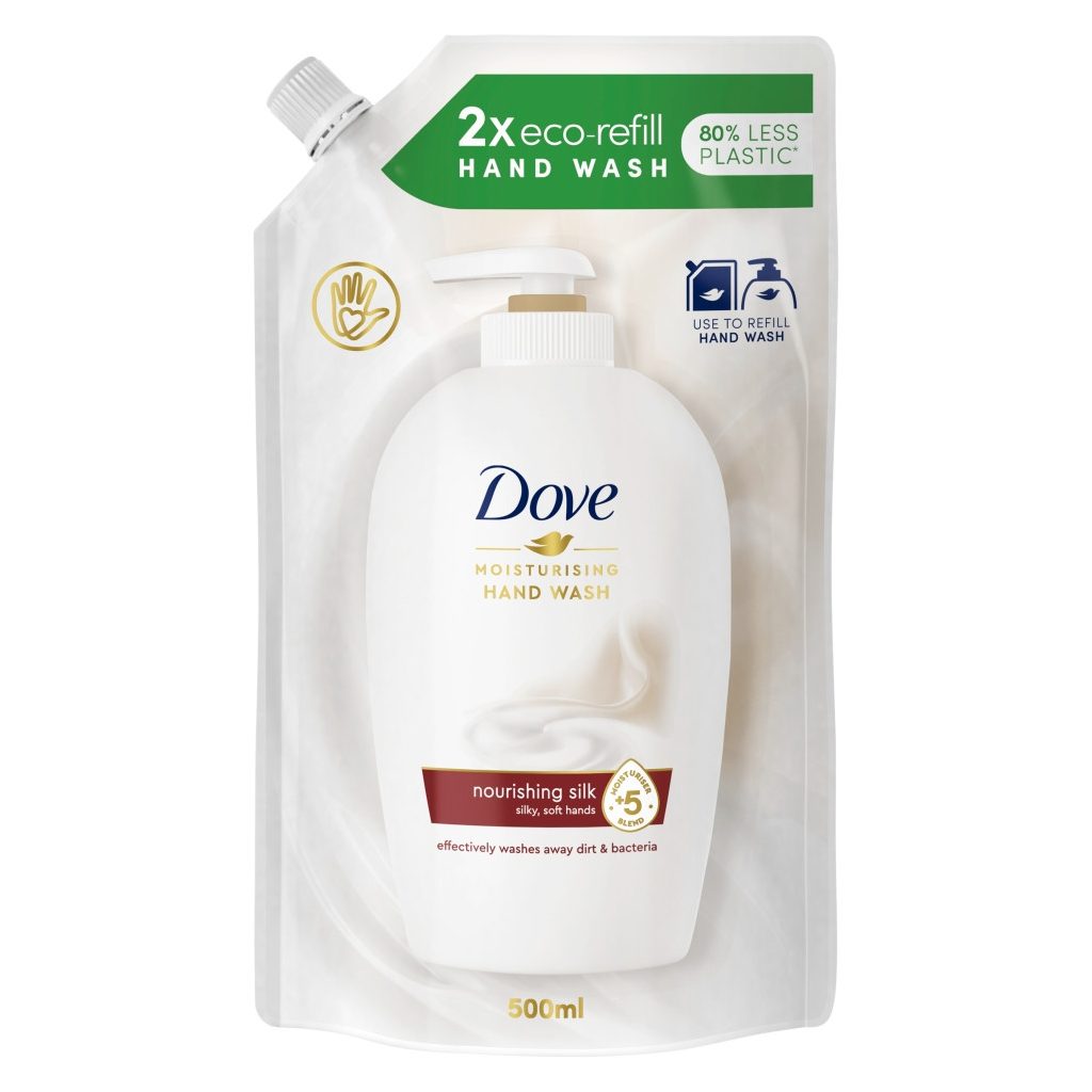 Dove Fine Silk folyékony krémszappan utántöltő 500 ml