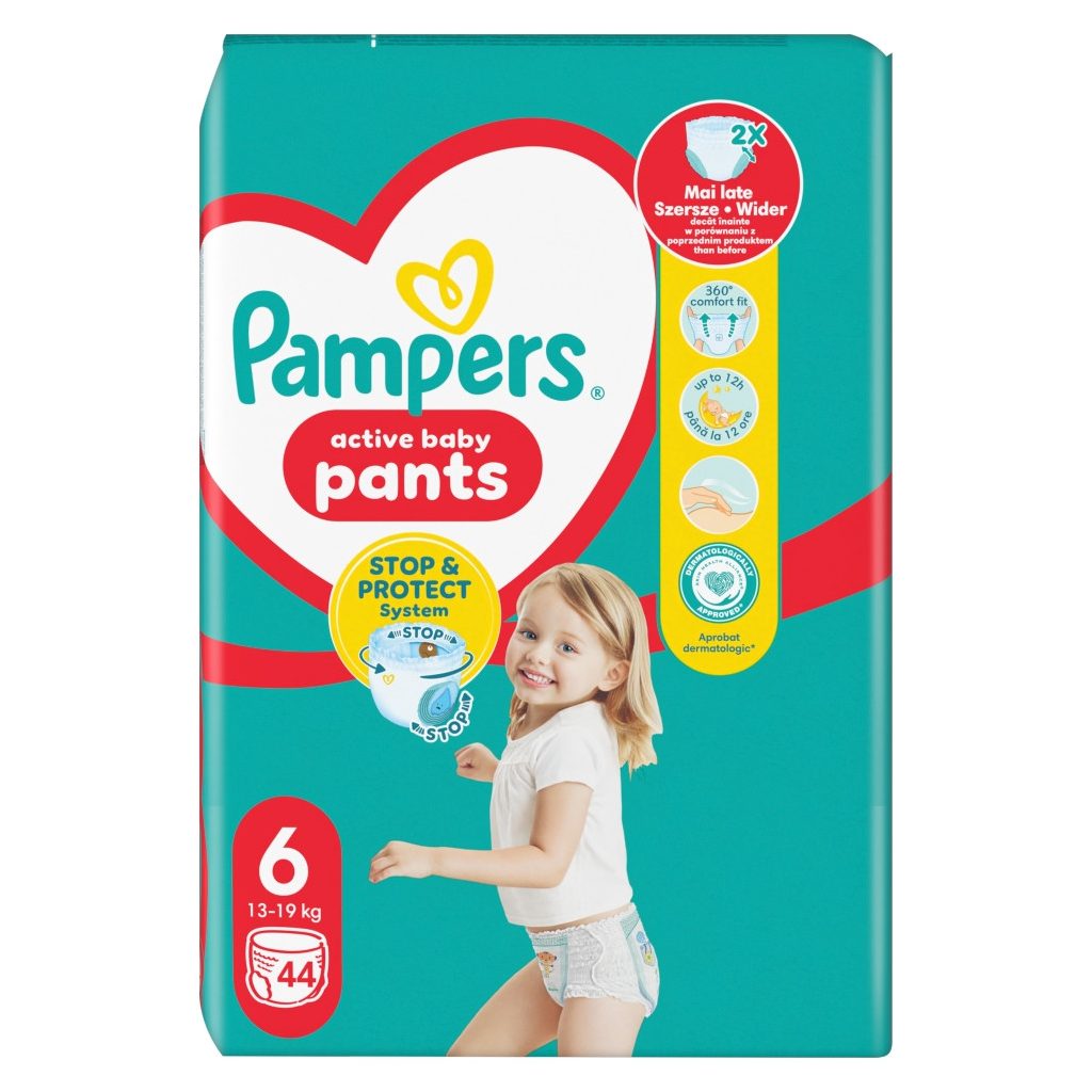 Pampers Active Baby Pants bugyipelenka 6, 13-19 kg, 44 db