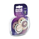 LOVI Dinamikus nyugtató cumi Night&Day 6-18 hó, 2 db (lány)