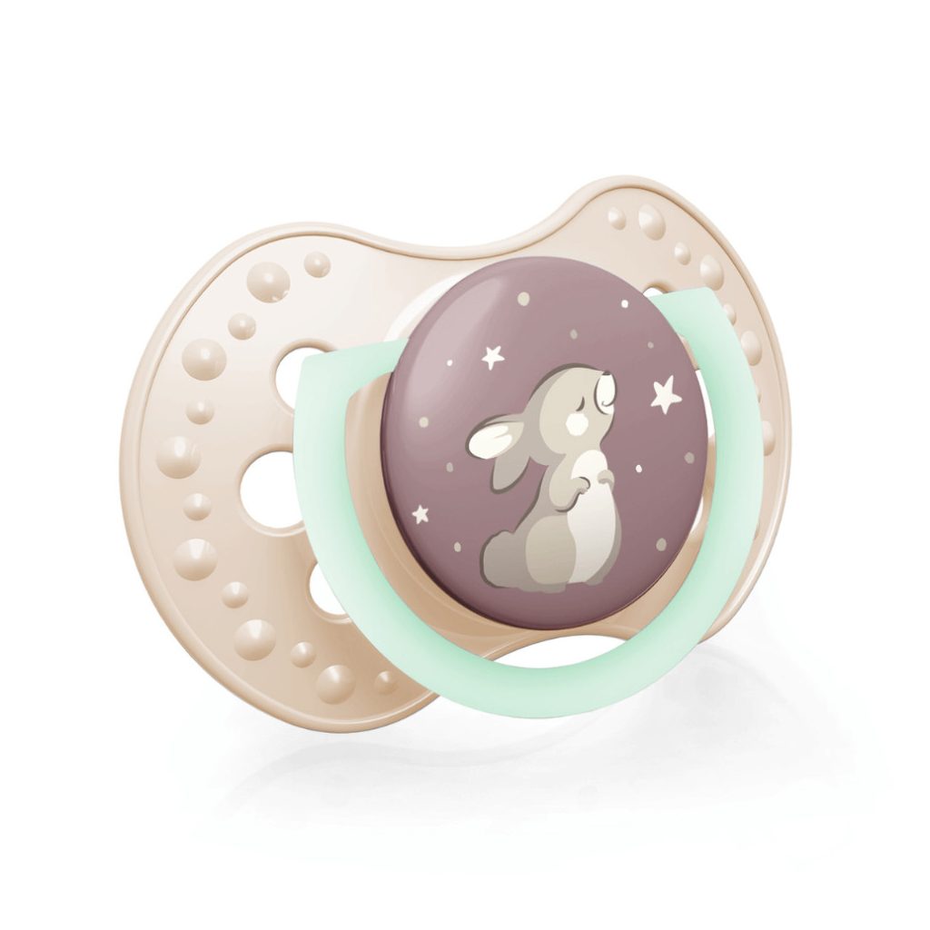 LOVI Dinamikus nyugtató cumi Night&Day 6-18 hó, 2 db (lány)