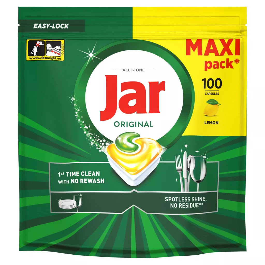Jar Original All-in-One mosogatókapszula Lemon 100 db