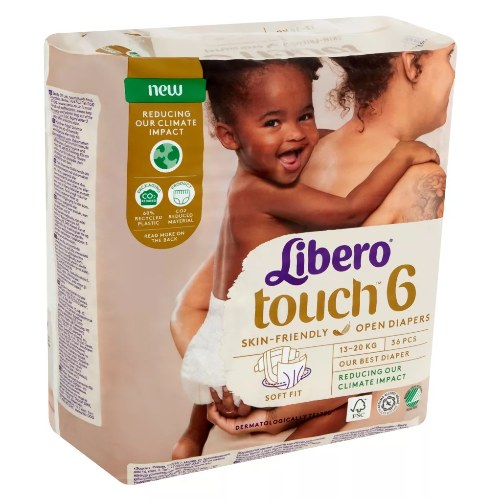 Libero Touch 6 pelenka, 13-20 kg, 36 db