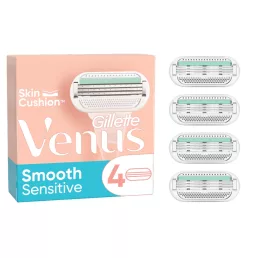   Gillette Venus Smooth Sensitive női borotvabetét/pótfej 3 pengés (4 db)