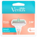 Gillette Venus Smooth Sensitive női borotvabetét/pótfej 3 pengés (4 db)