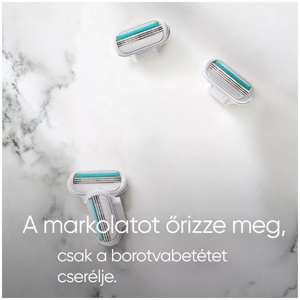 Gillette Venus Smooth Sensitive női borotvabetét/pótfej 3 pengés (4 db)