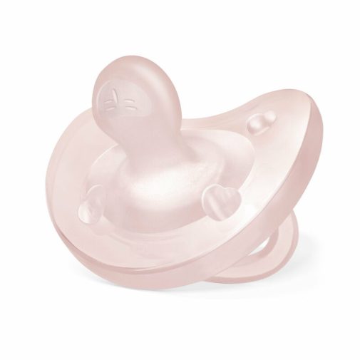 Chicco PhysioForma® Soft szilikon altatócumi 0-6hó (rózsaszín)