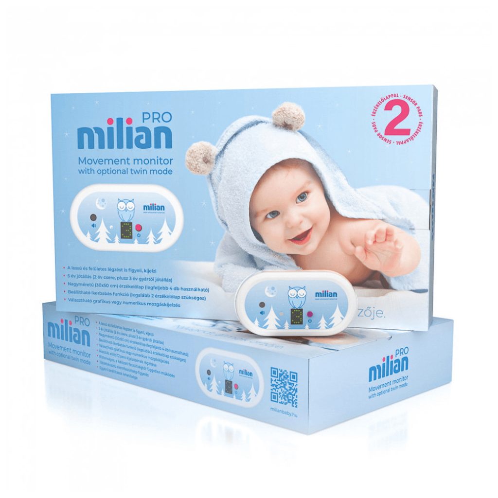 Milian légzésfigyelő - Pro Standard 2 db érzékelőlappal