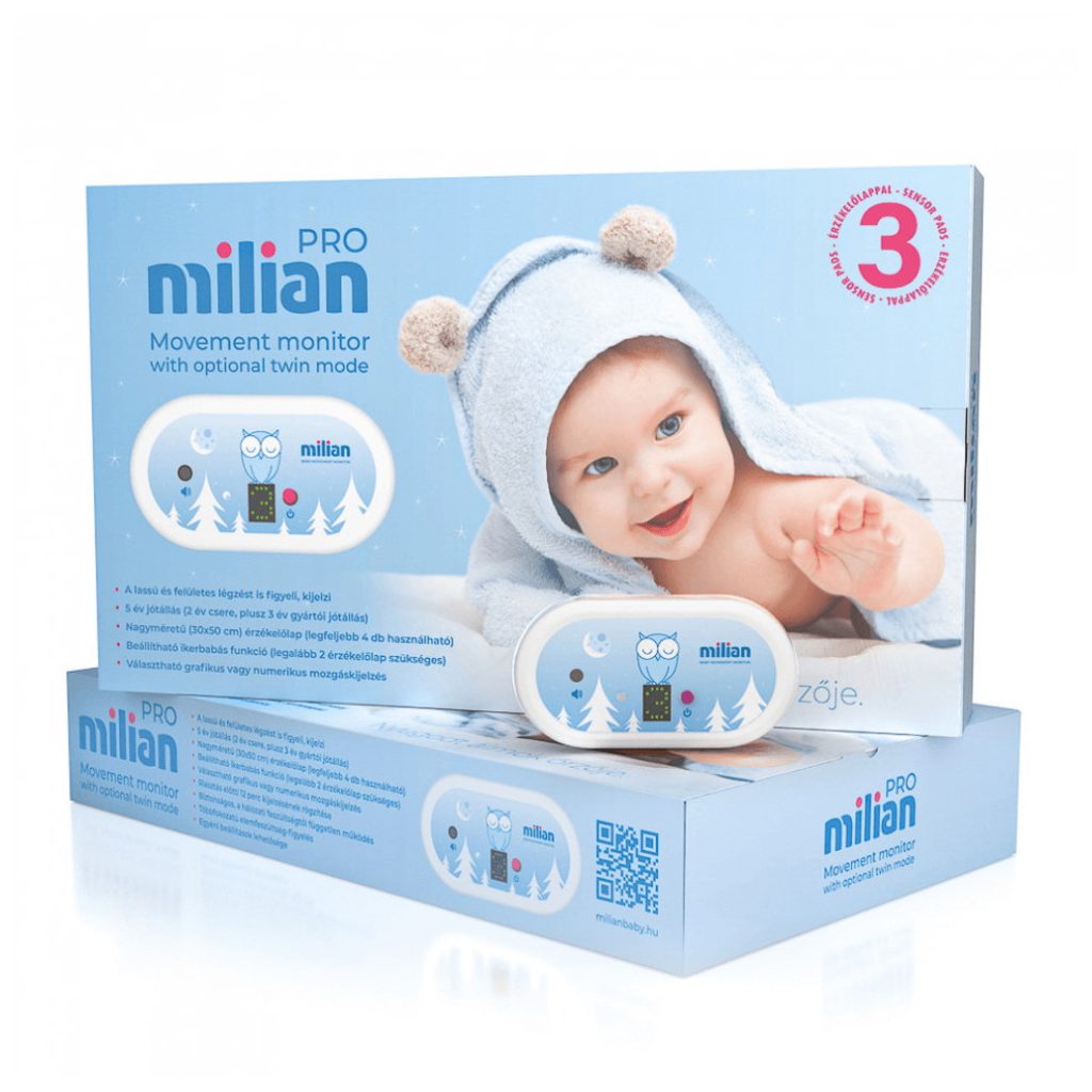 Milian légzésfigyelő - Pro Plus 3 db érzékelőlappal